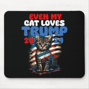 Meine Katzen Lieben Trump 2024 Shirt Mousepad