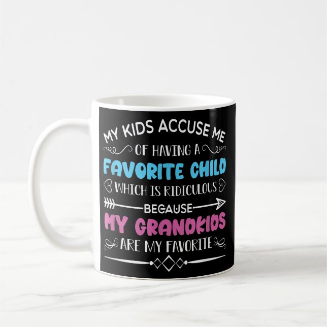 Meine Kinder beschuldigen mich, ein liebes Kind zu Kaffeetasse (Links)