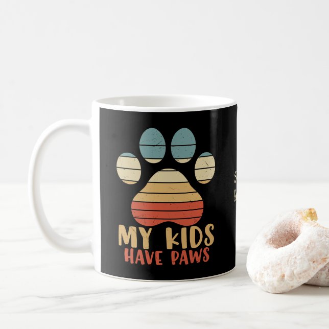 Meine Kinder haben eine Personalisierte Kaffee-Tas Kaffeetasse (Mit Donut)