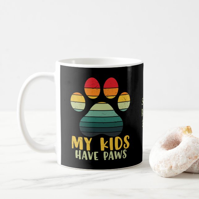 Meine Kinder haben eine Personalisierte Kaffee-Tas Kaffeetasse (Mit Donut)