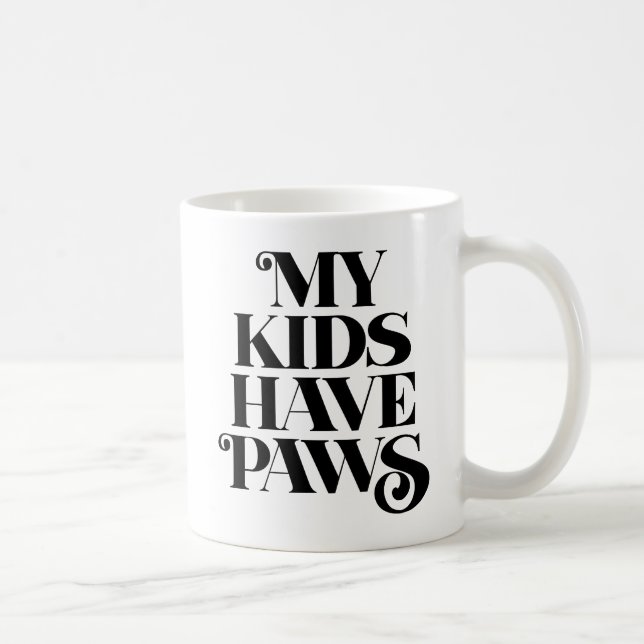 Meine Kinder haben Klauen. Kaffeetasse (Rechts)