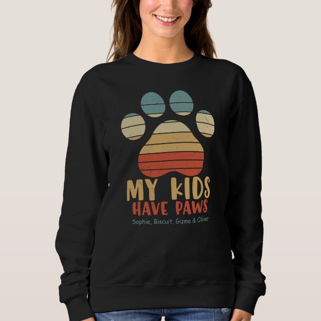 Meine Kinder haben Personalisiert Paare Sweatshirt (Vorderseite)