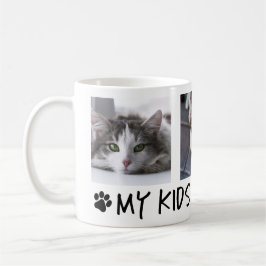 Meine Kinder haben Pfoten 3 Foto Kaffee Tasse