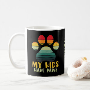 Meine Kinder haben Pfoten Personalisierter Kaffeeb Kaffeetasse