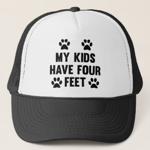 Meine Kinder haben vier Meter Truckerkappe