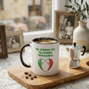 Meine Kinder Italienisches Meisterwerk Familiensto Tasse