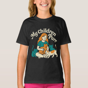 Meine Kinder schnurren T-Shirt