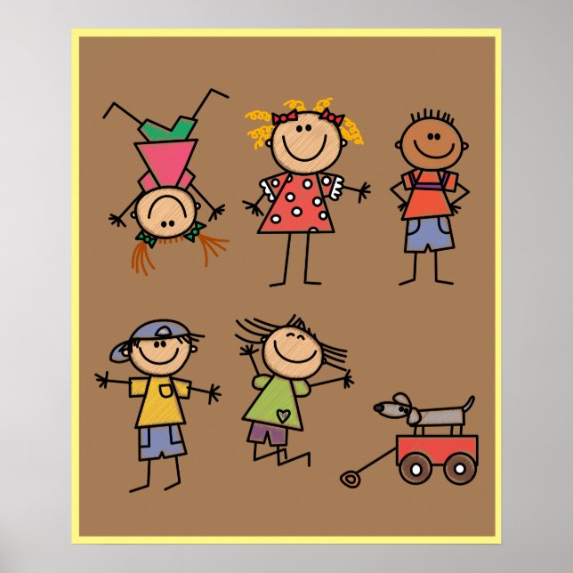 Meine Kinder spielen Zeit Poster (Vorne)