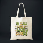 Meine Klasse ist voll von glücklichen Charmen Patr Tragetasche<br><div class="desc">Meine Klasse ist voll von glücklichen Charmen St. Patricks Tageslehrer</div>