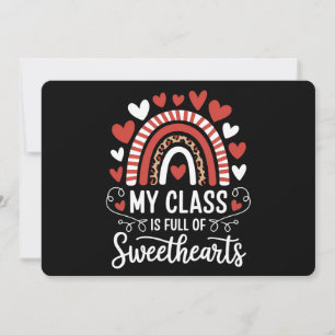 Meine Klasse ist voll von süßen Valentinstag Einladung