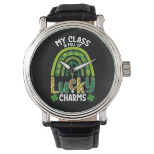 Meine Klasse ist voller Glücksbringer des St. Patr Armbanduhr