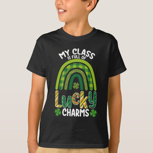 Meine Klasse ist voller Glücksbringer des St. Patr T-Shirt (Vorderseite)