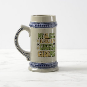 Meine Klasse ist voller Lucky Charms Patrick-Lehre Bierglas