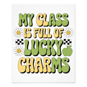 Meine Klasse ist voller Lucky Charms Patrick-Lehre Fotodruck