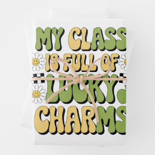 Meine Klasse ist voller Lucky Charms Patrick-Lehre Geschenkpapier Set