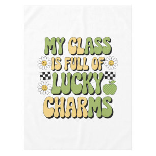 Meine Klasse ist voller Lucky Charms Patrick-Lehre Tischdecke