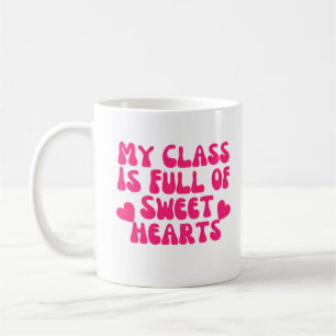 Meine Klasse ist voller süßer Herzen Kaffeetasse