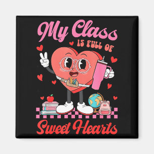 Meine Klasse Ist Voller Süßer Herzen Lehrer Valent Magnet
