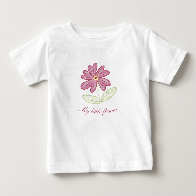 Meine kleine Blume Primas Baby T-shirt (Vorderseite)