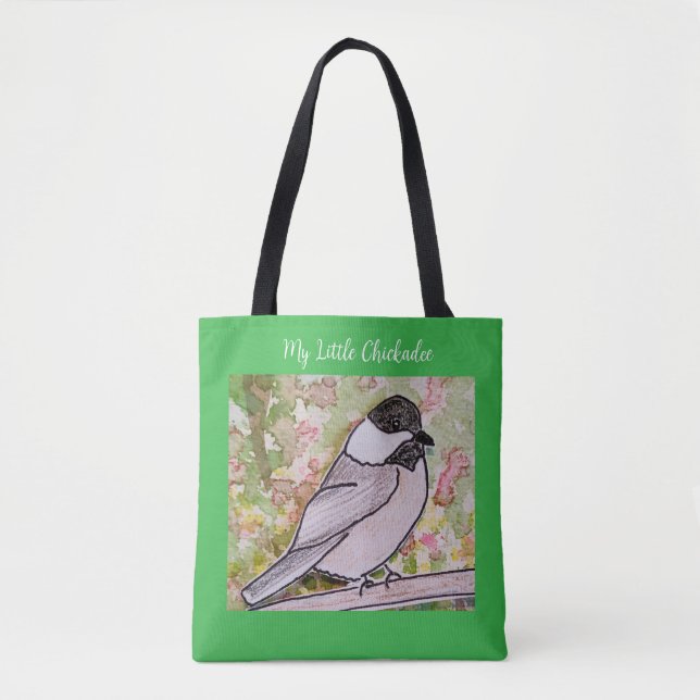 Meine kleine Chickadee Deep Red Tasche (Vorderseite)