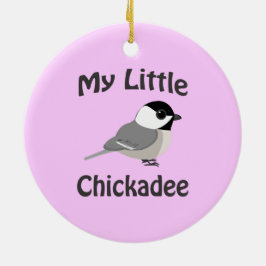 Meine kleine Chickadee Keramikornament