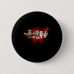 Meine kleine Horror Crew - Halloween Calico Cat Button