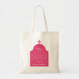 Meine kleine Kirche niedliche dunkelrosa orthodoxe Tragetasche