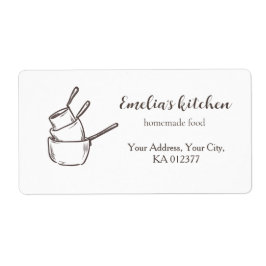 Meine kleine Küche Catering-Service Versandetikett