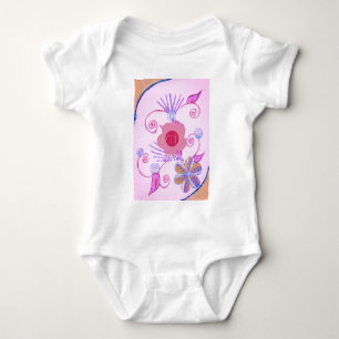 Meine kleine Prinzessin: Baby Pink Vector Inspirat Baby Strampler