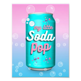 Meine kleine Soda Pop Can Blasen Fotodruck