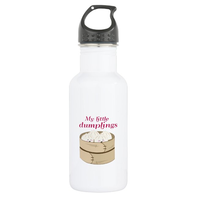 Meine kleinen Mehlklöße Edelstahlflasche (Vorderseite)