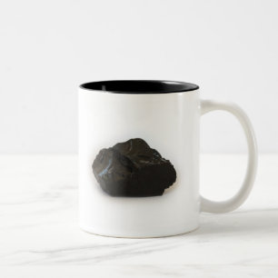 Meine Kohle für heute Zweifarbige Tasse