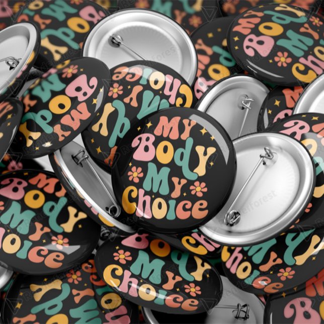 Meine Körperwahl Feminist Pro choice Button (Von Creator hochgeladen)