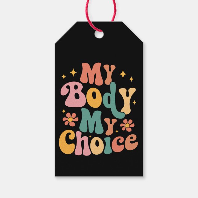 Meine Körperwahl Feminist Pro choice Geschenkanhänger (Vorderseite)