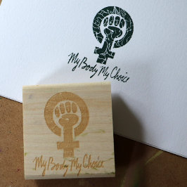 Meine Körperwahl Feminist Pro-choice Gummistempel