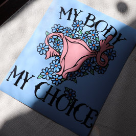 Meine Körperwahl Feminist Pro-choice Poster