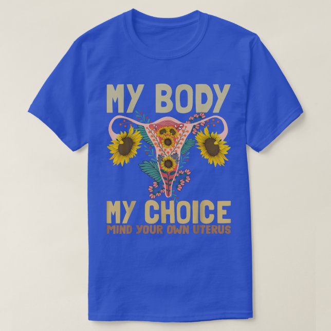 Meine Körperwahl Pro - Frauenrechte T-Shirt (Design vorne)