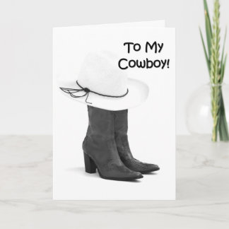 MEINE KOWBOY-FAVORITE KISSER-LIEBE KARTE