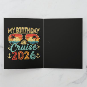 Meine Kreuzfahrt 2026 Party Kreuzfahrt Urlaub Dankeskarte