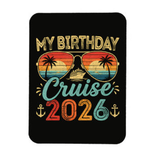 Meine Kreuzfahrt 2026 Party Kreuzfahrt Urlaub Magnet