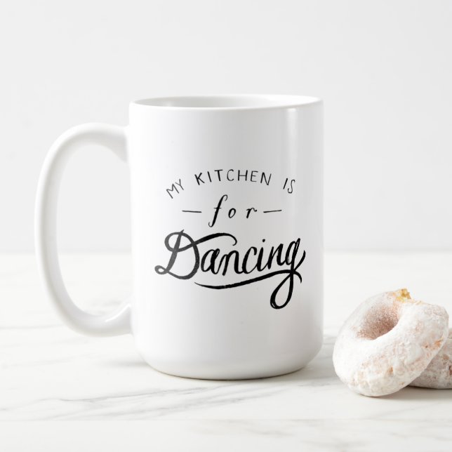 Meine Küche ist für tanzende Tasse (Mit Donut)