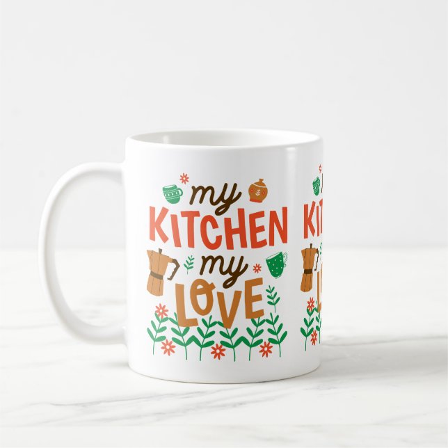 Meine Küche, meine Liebe Kaffeetasse (Links)