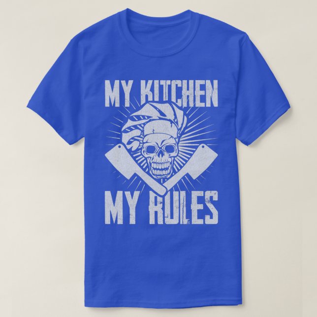 Meine Küche Meine Regeln Koch 1 T-Shirt (Design vorne)