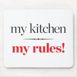 Meine Küche, meine Regeln Mousepad