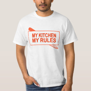 Meine Küche. Meine Regeln. Spaß-Entwurf für T-Shirt