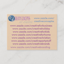 meine kundenspezifischen zazzle Visitenkarten