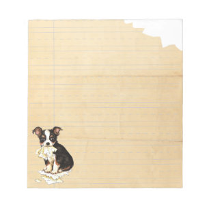 Meine lange Coat Chihuahua Ate Meine Hausaufgaben Notizblock