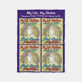 Meine Lebenswahl Krebs Engel Soft Fleece Blankets