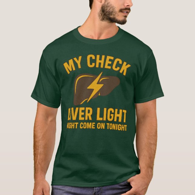 Meine Leberlichtkontrolle T-Shirt (Vorderseite)