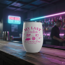 Meine letzte Rodeo Personalized Rosa Junggesellinn